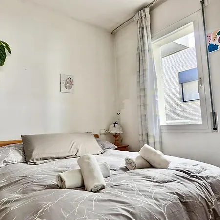 Evh121 Con Terraza Cerca De La Playa Apartament